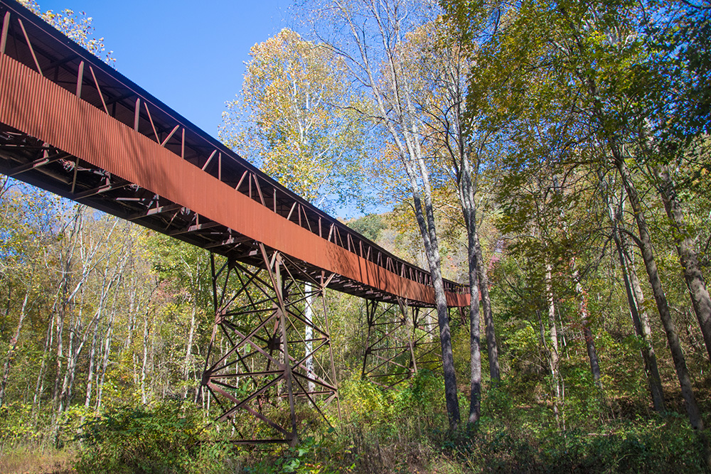 Coal Handling Facility in Nuttallburg, West Virginia