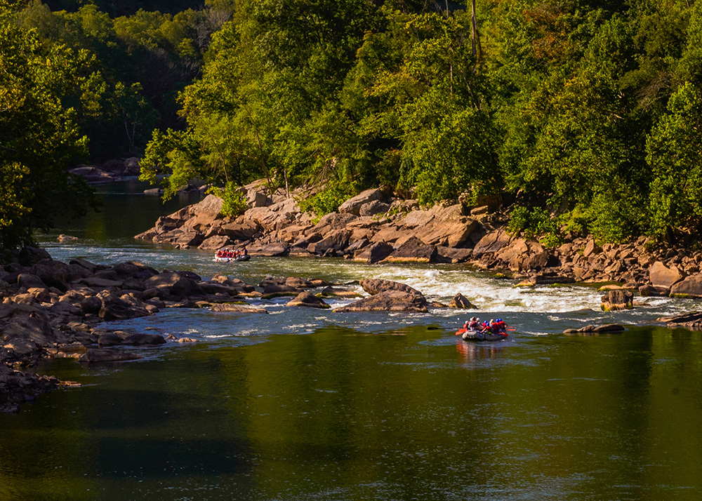 Rafting the New River in West Virginia