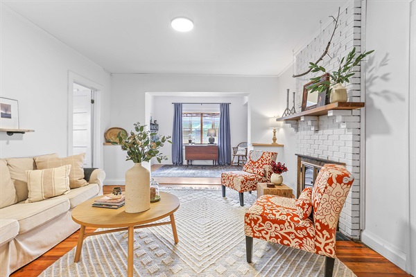 Delightful Downtown Bungalow — Living Room